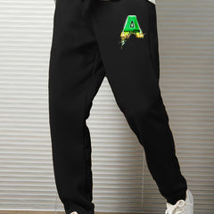 Men's Casual Cartoon Print Jogger Pants