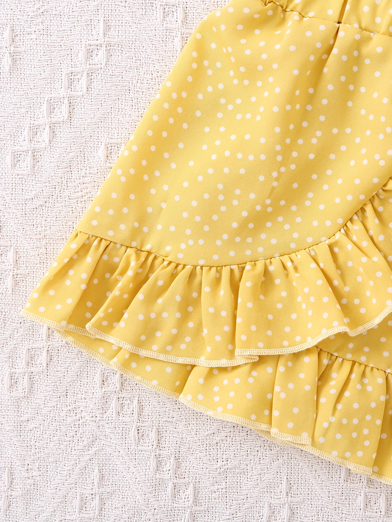 2pcs Baby Girls Polka Dot Print Set Toddler Summer Clothes