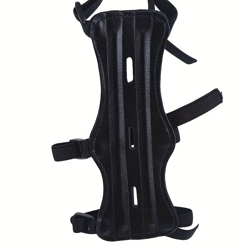Archery Arm Guard Forearm Protector Adjustable 3 Strap