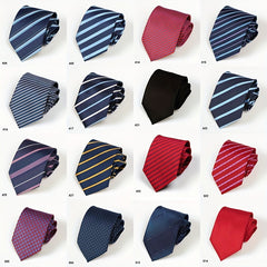 Business Party Men's High end Striped Tie Classic Tie Wedding