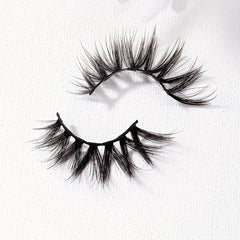 7 Pairs 5D Fishtail False Eyelashes Fluffy Wispy Makeup Extension 15mm