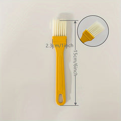 5pcs Plastic Paint Brush High Temperature Resistant Barbecue Hair Brush