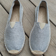 Men's Slip On Canvas Shoes Casual Breathable Comfy Outdoor Walking Shoes