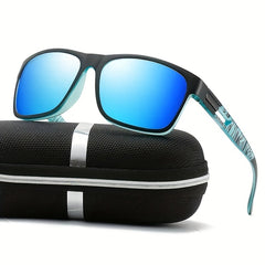 Polarized Square Frame Sunglasses for Men and Women