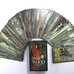 Dark Wood Tarot Classic Table Playing Tarot Fortunetelling Tarot Charm