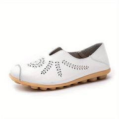 Women's Hollow Out Flat Loafers Low Top Breathable Shoes