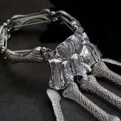 Punk Skull Hand Bone Bangle Bracelet