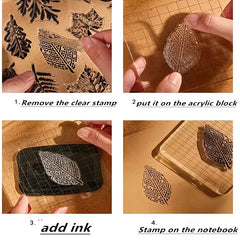 Plant Tree Rubber Stamp for Cards Making DIY Scrapbooking