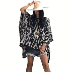 Boho Sunproof Tassel Cape Casual Outdoor Travel Shawl For Women