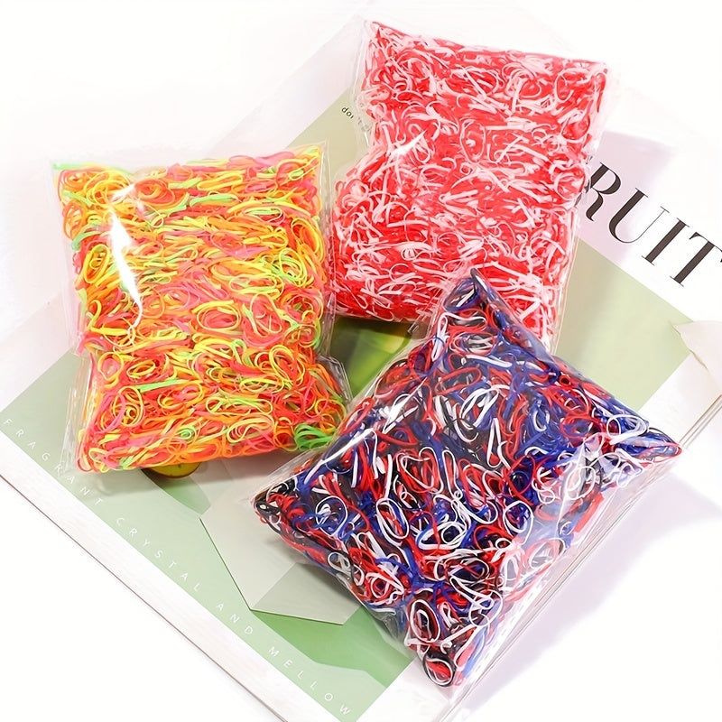 500pcs Mini Elastic Hair Ties for Baby Girls