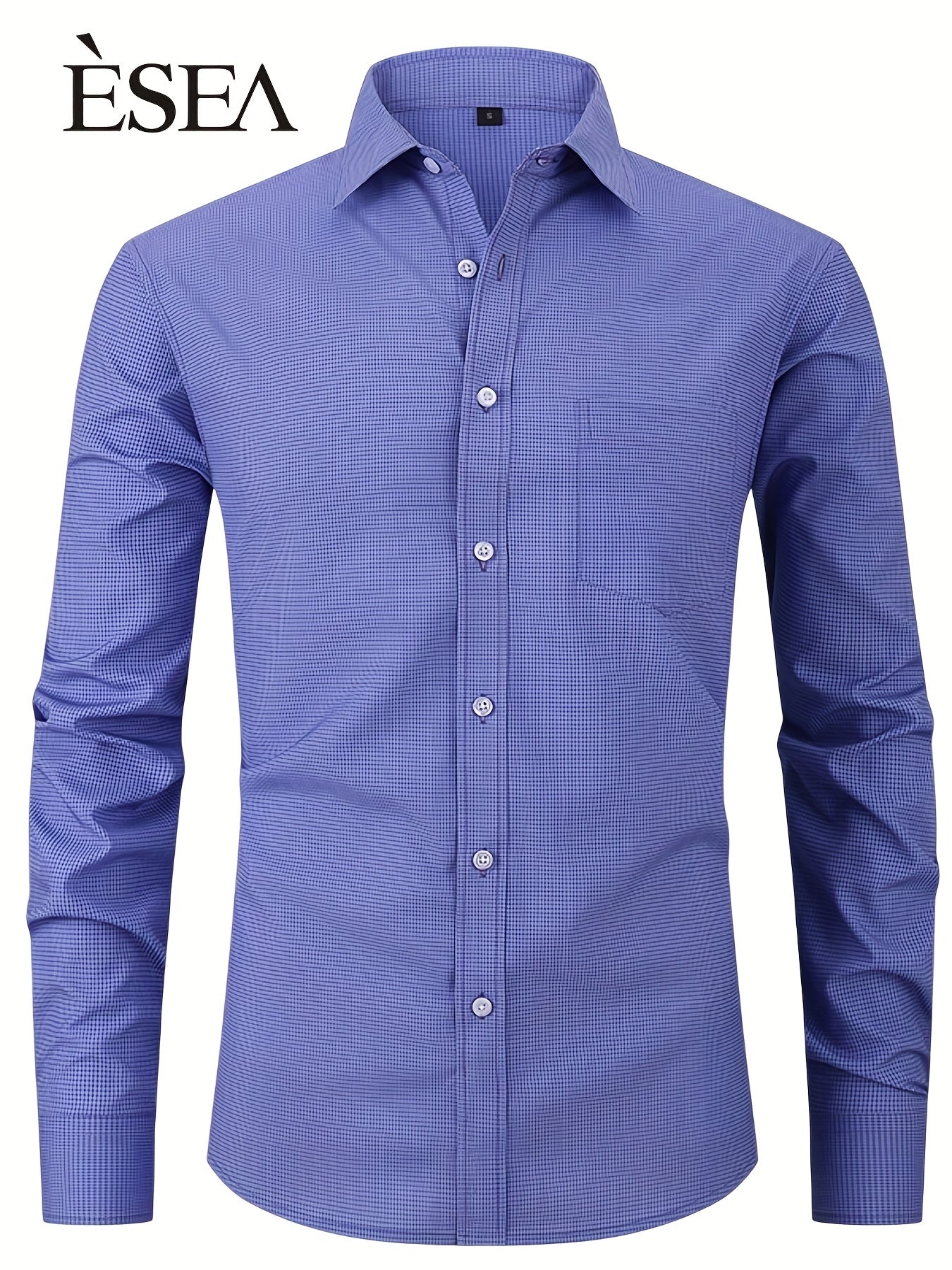 Men's Classic Button Up Shirt With Chest Pocket