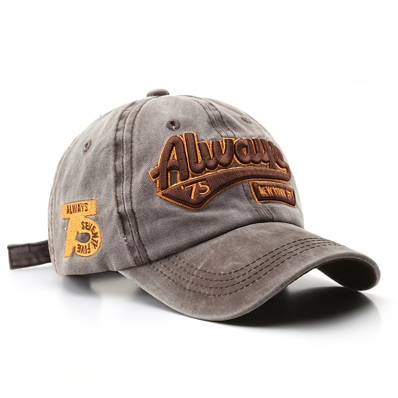 Women Baseball Cap Washed Embroidery Caps Football Hats Cap For Women Man Unisex