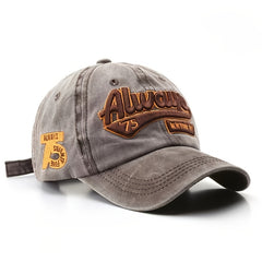 Women Baseball Cap Washed Embroidery Caps Football Hats Cap For Women Man Unisex