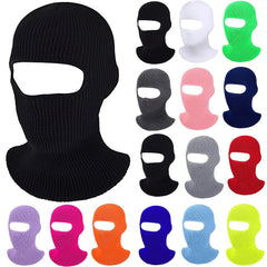 Knitted Full Face Cover Winter Hat For Outdoors