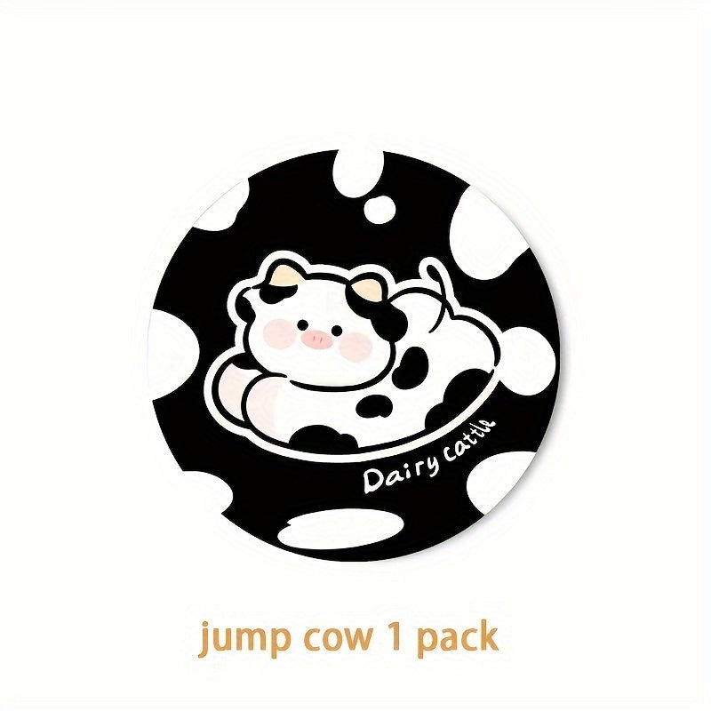 Cartoon Cow Coaster Car Cup Holder Anti Slip Coasters Heat Insulation Pad