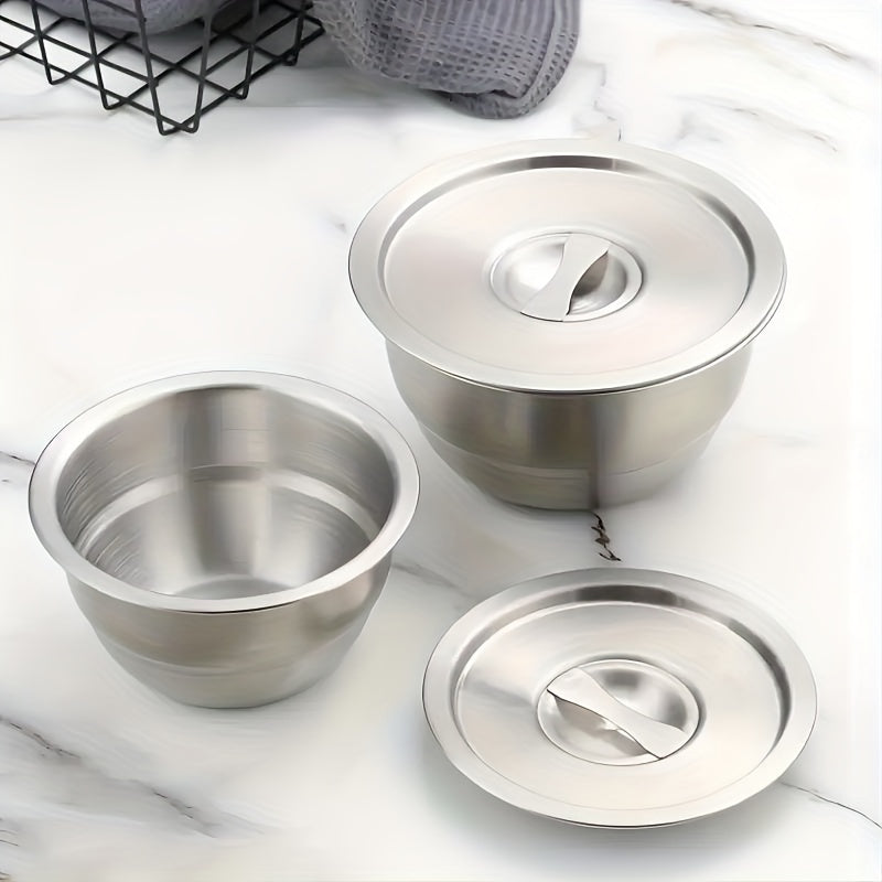 304 Stainless Steel Egg Steaming Bowl for Camping & Picnics