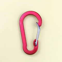 9pcs Aluminum Alloy Carabiner Hooks for Outdoor Activities
