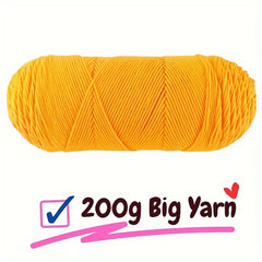 200g 100 Acrylic Yarn Big Roll for Crocheting Knitting