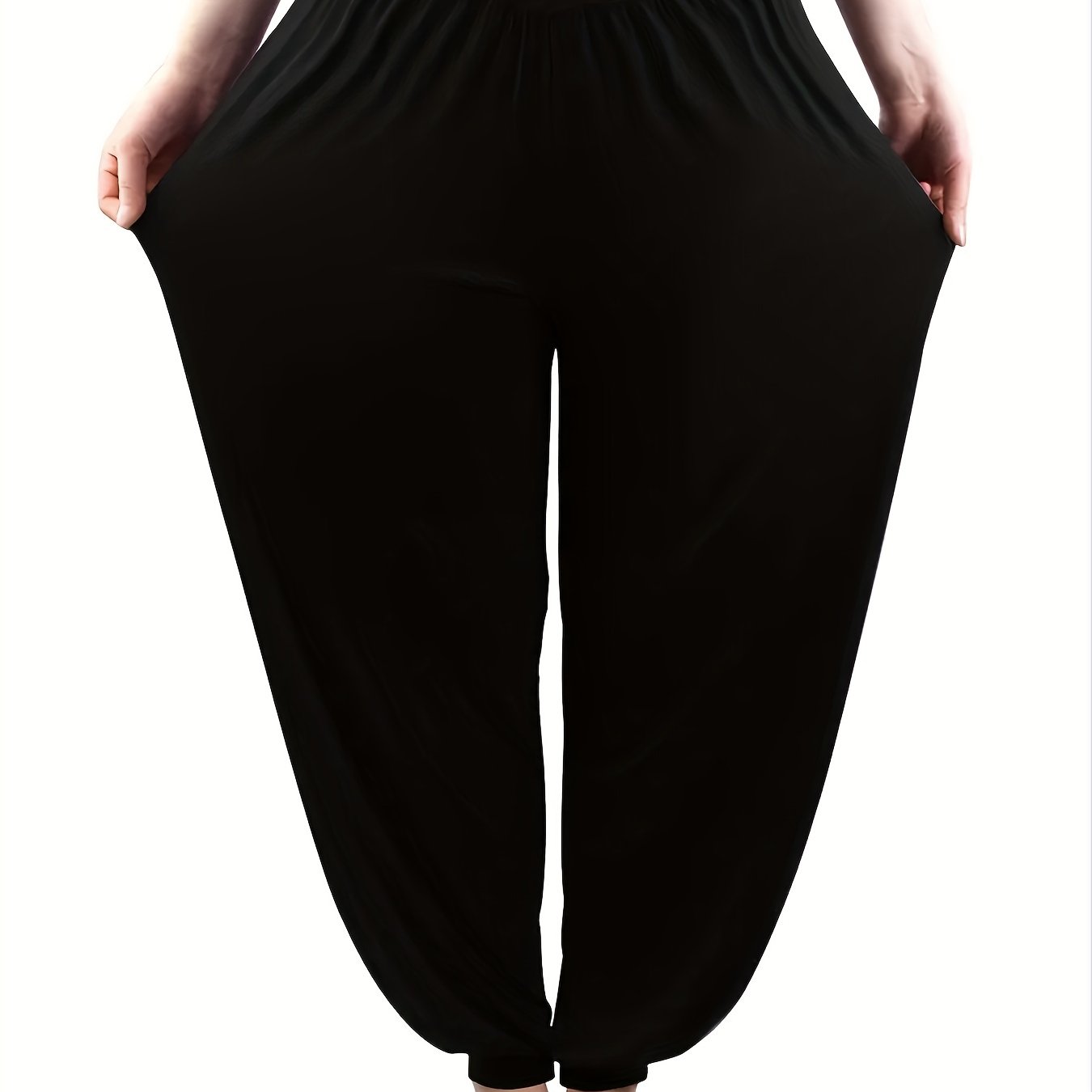 Stretchy Baggy Pants Casual Yoga Pants Women's Clothing