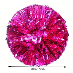 Sparkling Cheerleading Poms for Kids & Adults - Sports, Dance, Holiday Spirit