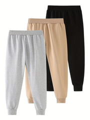 3pcs CALIFORNARY Letter Print Boys Sweatpants