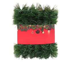 1pc Christmas Wreath Non Luminous Green Holiday Decoration