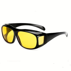 Square Night Vision Driving Sunglasses UV400 Sun Shades Glasses