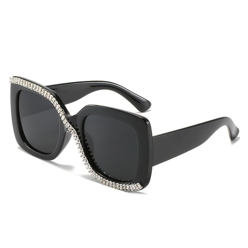 Crystal Frame Rhinestone Sunglasses