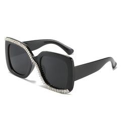 Crystal Frame Rhinestone Sunglasses
