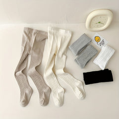 2 Pairs Baby Girls Kids Breathable Leggings Tights For Spring Autumn