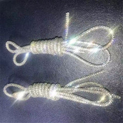 Bling Rhinestone Rope Glitter Shoe Laces Glitter Sneakers Straps