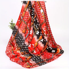 Satin Silk Square Scarf