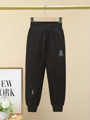 Girls' Bear Graphic Jogger Sweatpants With Pockets for Workout