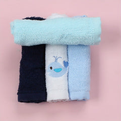 4pcs Baby Cotton Towels Soft Face Bibs Multicolor Mixed