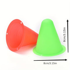 10pcs Roller Skating Training Cones - Random