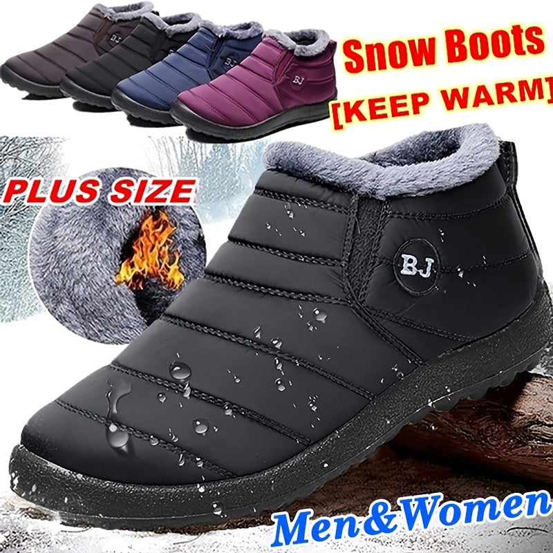 Men's Warm Hiking Boots for Winter Outdoor Activities