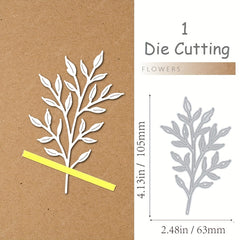 Flowers & Leaves Metal Cutting Dies for DIY Scrapbooking