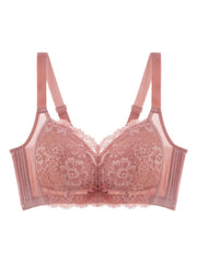 Breathable Lace Full Cup Bra Comfortable Wire Bras Women's Lingerie