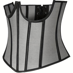 Strapless Corset Bustier Tummy Control Lace Up Body Shaper Women's Lingerie