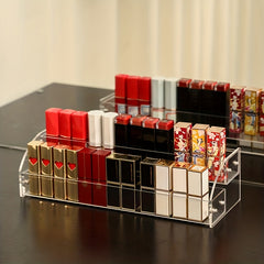 Transparent 6 Tier Nail Polish Lipstick Organizer Storage Case