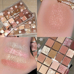 20 Milk Tea Earth Red Eyeshadow Palette