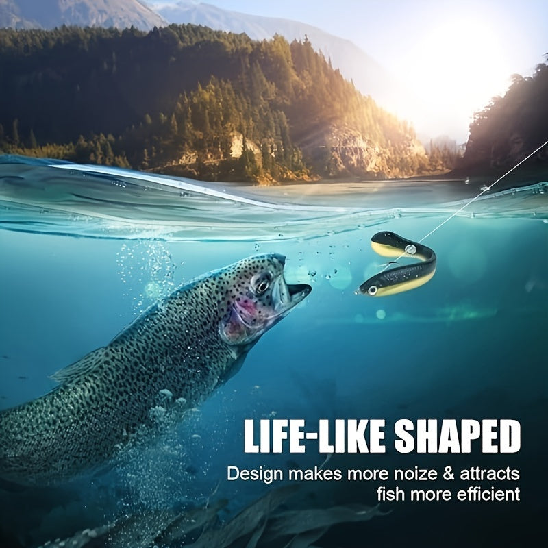 5pcs Bionic Fishing Lure Soft Lure Freshwater Saltwater Tackle