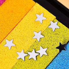Golden Silvery Pentagram Party Confetti for Halloween Christmas