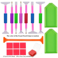 Diamond Painting Pen Set with Accessories - Ergonomic Roller Drill Pen