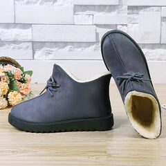 Women's Waterproof Snow Boots with Faux Fur Lining