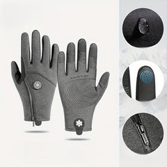 Waterproof Windproof Touch Screen Warm Gloves for Mountaineering Skiing Cycling
