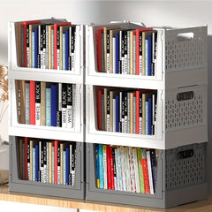 Plastic Folding Storage Box with Wheels