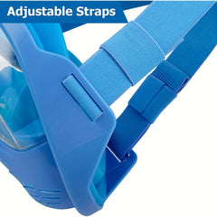 Full Face Snorkel Mask with Camera Mount Anti Fog Anti Leak