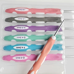 Ergonomic Crochet Hook Set Knitting Needle Sewing Accessory