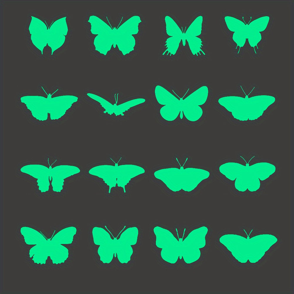 Glow In The Dark Butterfly Wall Stickers for Girls' Room